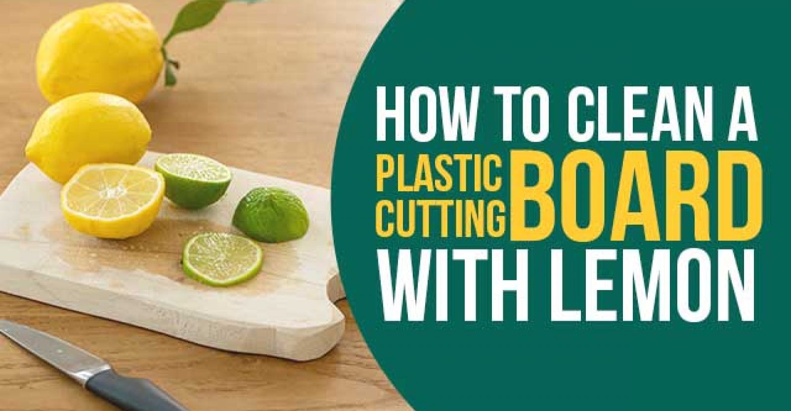 How to Clean a Plastic Cutting Board with Lemon Amend Home