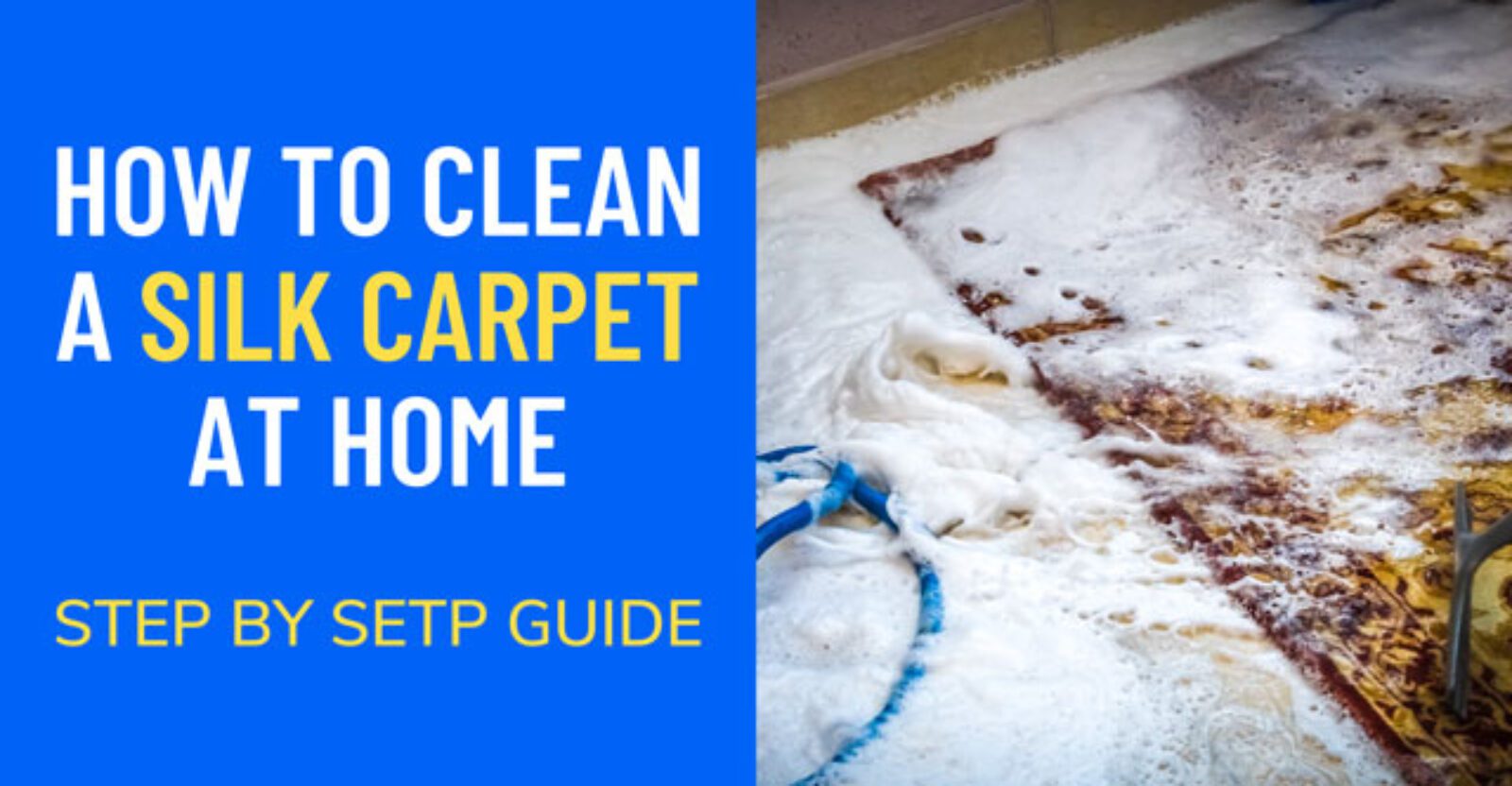 How to Clean a Silk Carpet at Home Step By Step Guide