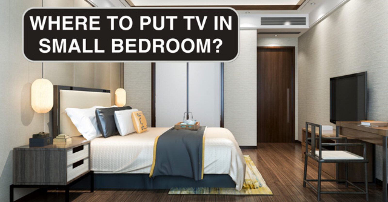 Where to Put TV in Small Bedroom 9 Smart Ideas