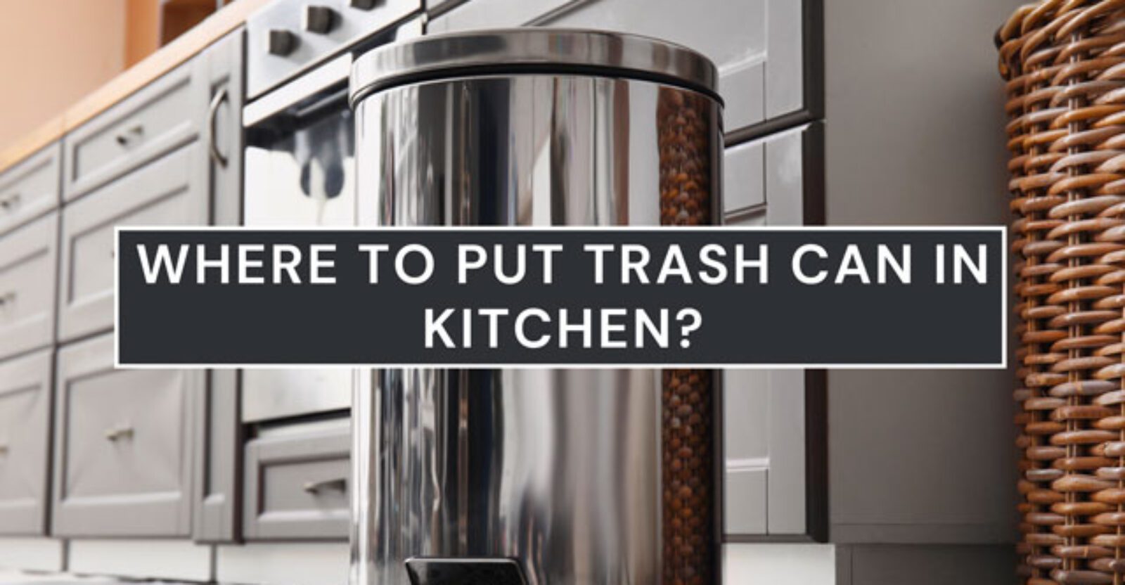 Where To Put Trash Can in Kitchen Tips and Ideas