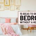 How to Decorate a Bedroom Without a Headboard: 15 Ideas