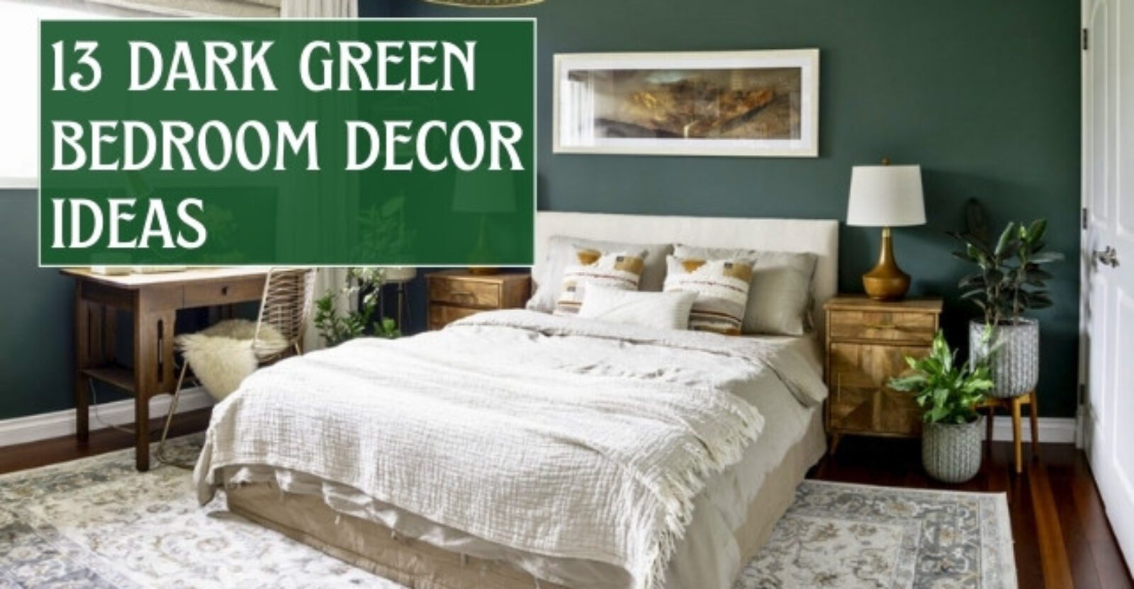 13 Stylish Dark Green Bedroom Decor Ideas For A Modern Home