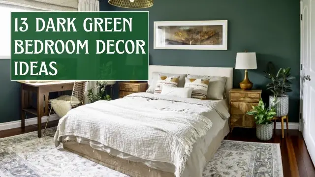 13 Stylish Dark Green Bedroom Decor Ideas for a Modern Home