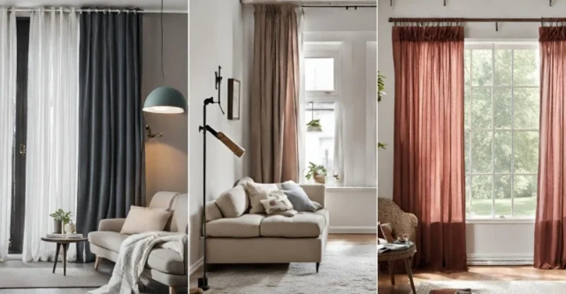 5 Ways to Hang Curtains Without Drilling