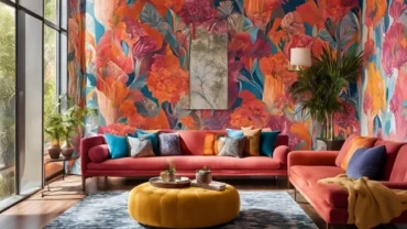 10 Gorgeous Fall Wallpaper Designs to Cozy Up Your Living Room