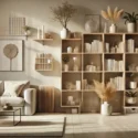 12 Minimalist Open Shelving Ideas for Living Room