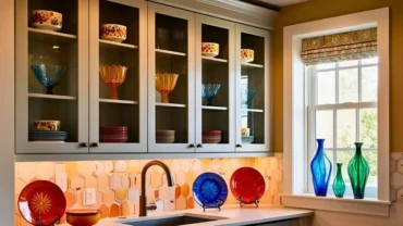 10 Ways to Decorate Glass Door Kitchen Cabinets