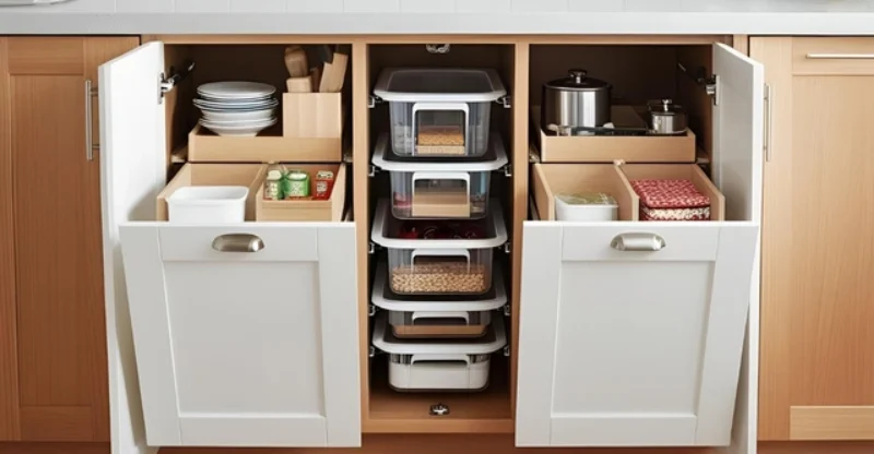 How to Organize Deep Kitchen Cupboards Easily?