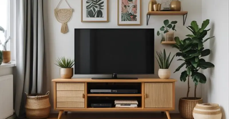 How to Decorate Your TV Stand So It Actually Looks Good
